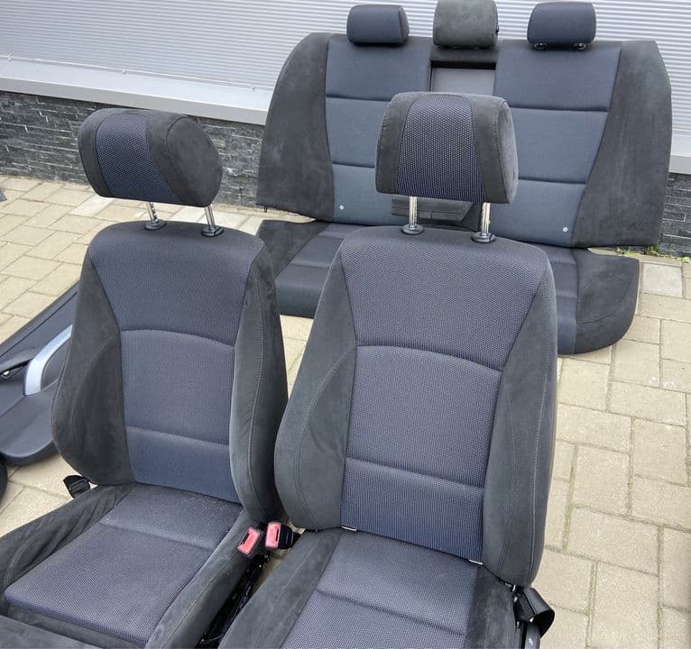 Scaune interior recaro alcantara cu textil Bmw seria 3 E90 Lci 2010