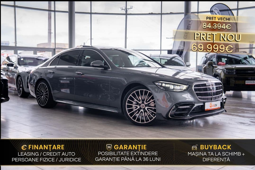 Mercedes-Benz S S400d LONG 4Maitc "AMG Line" MBUX 3D/ Panoramic / Posibilitate Leasing