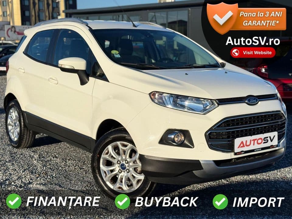 Ford EcoSport 1.5TDCI "Titanium" / Piele / Keyless / Garantie / Posibilitate Rate /