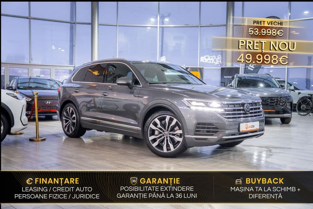 Volkswagen Touareg Elegance 4Motion 3.0 TSI Hybrid / Cameră / LED