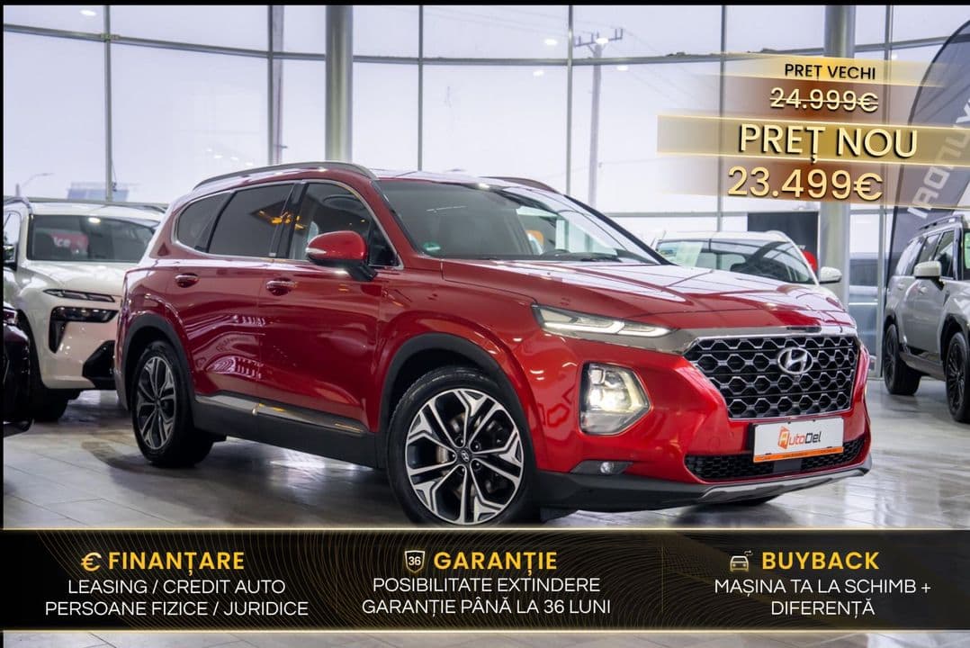 Hyundai Santa Fe Hyundai Santa Fe 4X4 / Încălzire volan / Ventilație scaune / 360