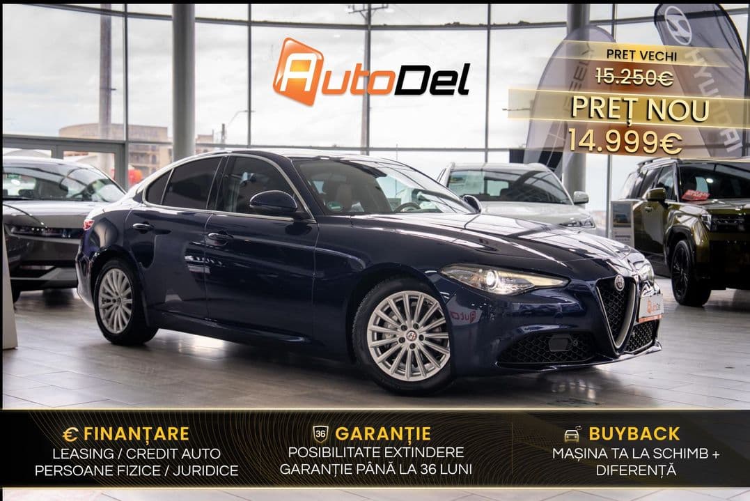 Alfa Romeo Giulia Alfa Romeo Giulia 2.2 DS / Volan încălzit / Cameră / Memory