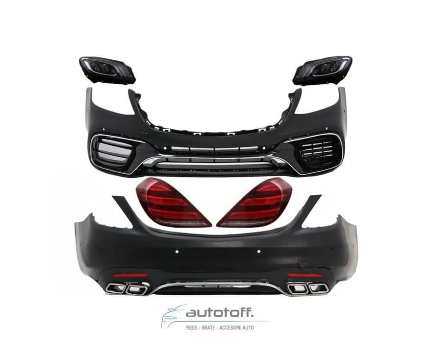 Pachet exterior compatibil Mercedes S-Class W222 Facelift (2013-2017) S63 Design