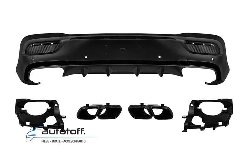 Difuzor bara spate 63 AMG GLE Coupe C167 compatibil cu Mercedes (2020+) Black Design