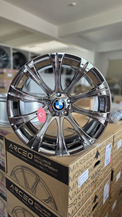 Jante noi R19 Style 166 full Chrome concave pt BMW SERIA 5 E60 E39, SERIA 6 E63 E64, SERIA 7 E65 E66 E67 E68